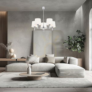 Chandelier ARGON BOLZANO PLUS White 5-Light E27 2110 small 1