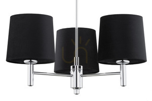 Chandelier ARGON Bolzano Plus Black Chrome 3xE27 6108 small 3