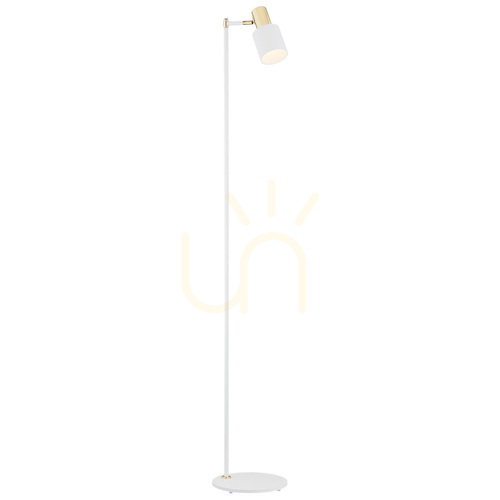 Check Floor Lamp ARGON Doria White Brass 160 cm E27 IP20 4258