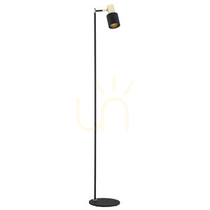 Floor Lamp ARGON Doria Black Brass-plated Steel 160 cm 4259 small 0