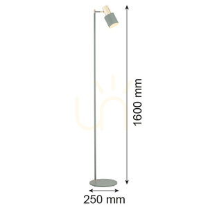 Floor Lamp ARGON Doria Brass Sage 160 cm E27 4271 small 3