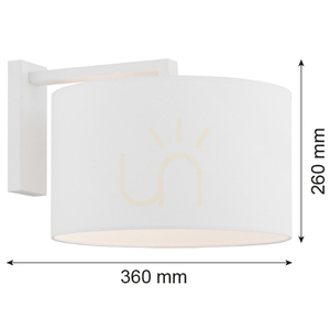 Wall Lamp ARGON KARIN White E27 4294 small 1