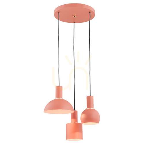 Check ARGON SINES Blue Brass Pendant Light 3xE27 1469