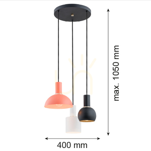Argon SINES 3-Light White Pendant Lamp E27 IP20 1480 small 1
