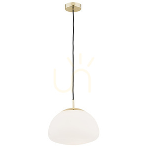 Pendant Light ARGON Trini 4316 White Opal Glass Brass E27 small 0