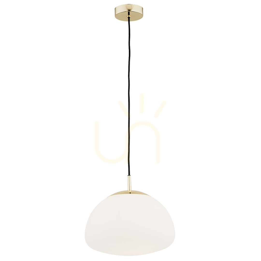Pendelleuchte ARGON TRINI 4316 Weiß Opal matt Glas Messing E27
