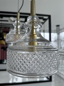 Argon CRUZ Crystal Brass Pendant Light 4198 small 1