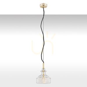 Argon CRUZ Crystal Brass Pendant Light 4198 small 0