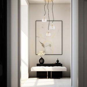 Argon OVIEDO Crystal Brass Pendant Light 3xE27 1463 small 1