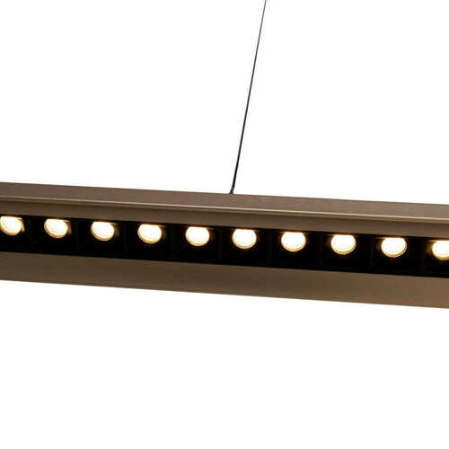 Check Pendant Light Max Light JO-JO P0594 Black Gold LED 124 cm Dimmable