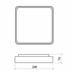 Plafond IP65 Plug300 Emergency 15W 3000/4000K White small 1