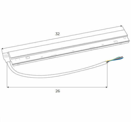 Check Busbar Power Supply Max Light MAX MA0004 100W Black Internal Magnetic Rail