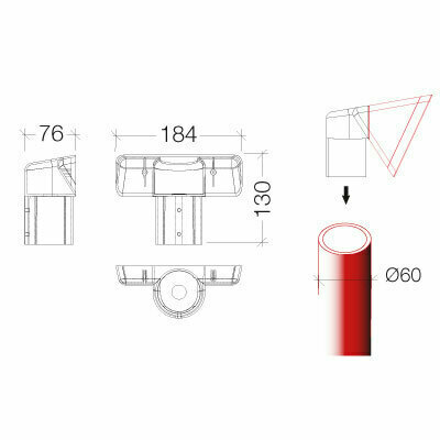 View Golf 1 swivel head Ral 9006 grey Golf 1 swivel head Ral 9006 grey