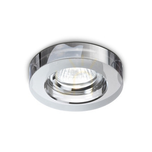 Recessed Light Ideallux Blues 113982 Round Smoke Chrome GU10 9.5 cm small 3