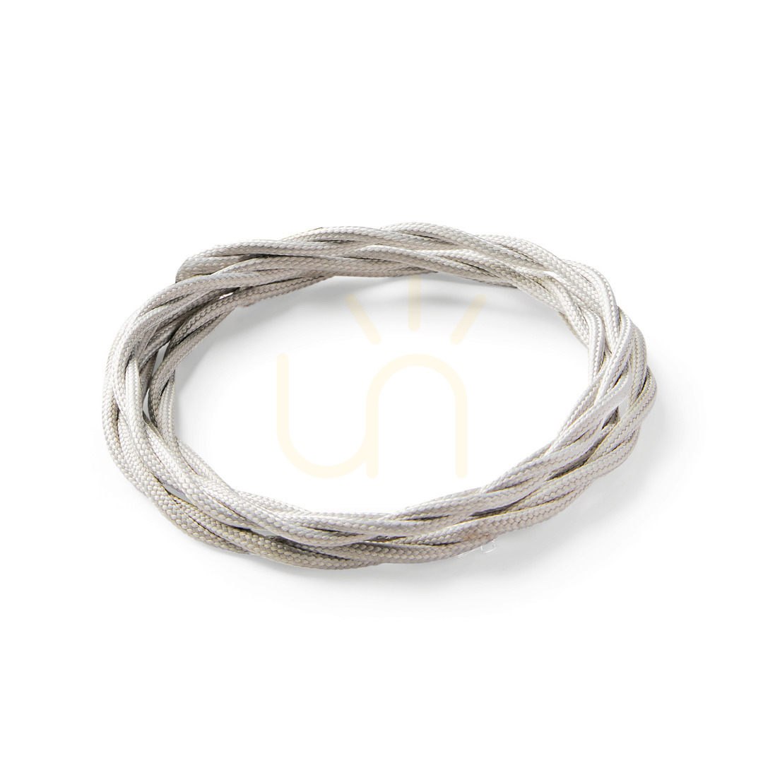 Braided Textile Cable Ideallux CAVI Grey 10 m 306421