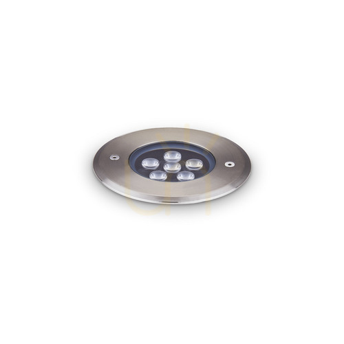 Check Recessed Outdoor Light Ideallux Floor 255668 LED 6W Silver 12 cm