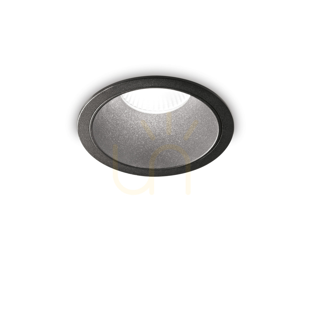 Recessed luminaire Ideallux GAME Round black 11W 2700K 285412