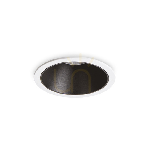 Check Recessed Luminaire Ideallux Game Trim Round Black 11W 3000K 192277