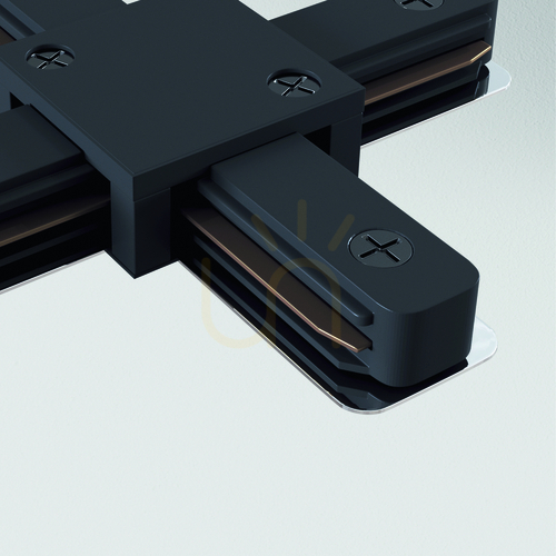 Check Black X-connector for UNITY track system Maytoni TRA001CX-11B