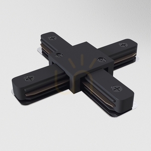 Black X-connector for UNITY track system Maytoni TRA001CX-11B small 0