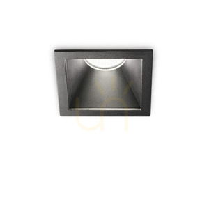 Recessed Luminaire Ideallux Game Square Black 11W 2700K 285436 small 0