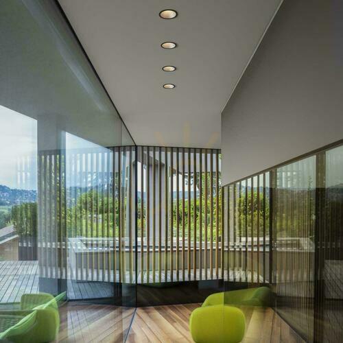 Check Recessed Luminaire Ideallux Game Square Black 11W 3000K IP65 327761