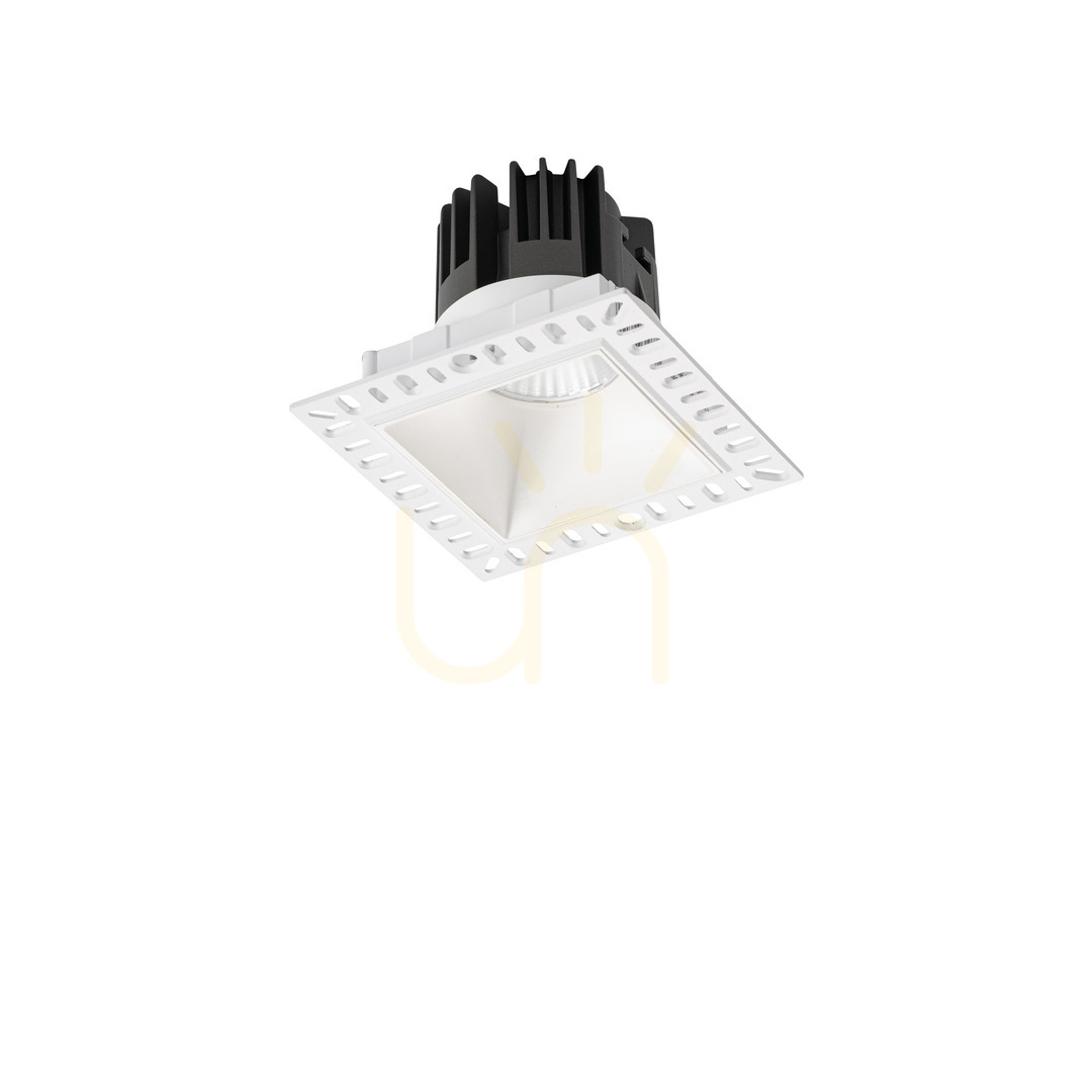 Recessed Luminaire Ideallux Game Trimless Square 11W 3000K White 319681