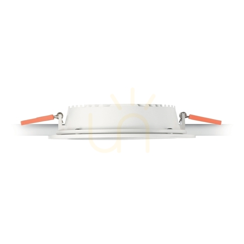 Check Recessed luminaire Ideallux GROOVE 147666 round white LED 10.5W 4000K fi 10 cm