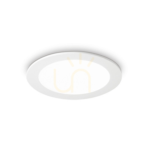 Check Recessed luminaire Ideallux GROOVE 147666 round white LED 10.5W 4000K fi 10 cm