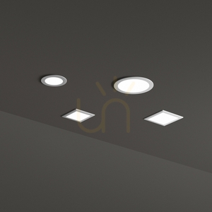 Recessed Luminaire Ideallux Groove 124018 Round White LED 30W 3000K 22.7 cm small 1