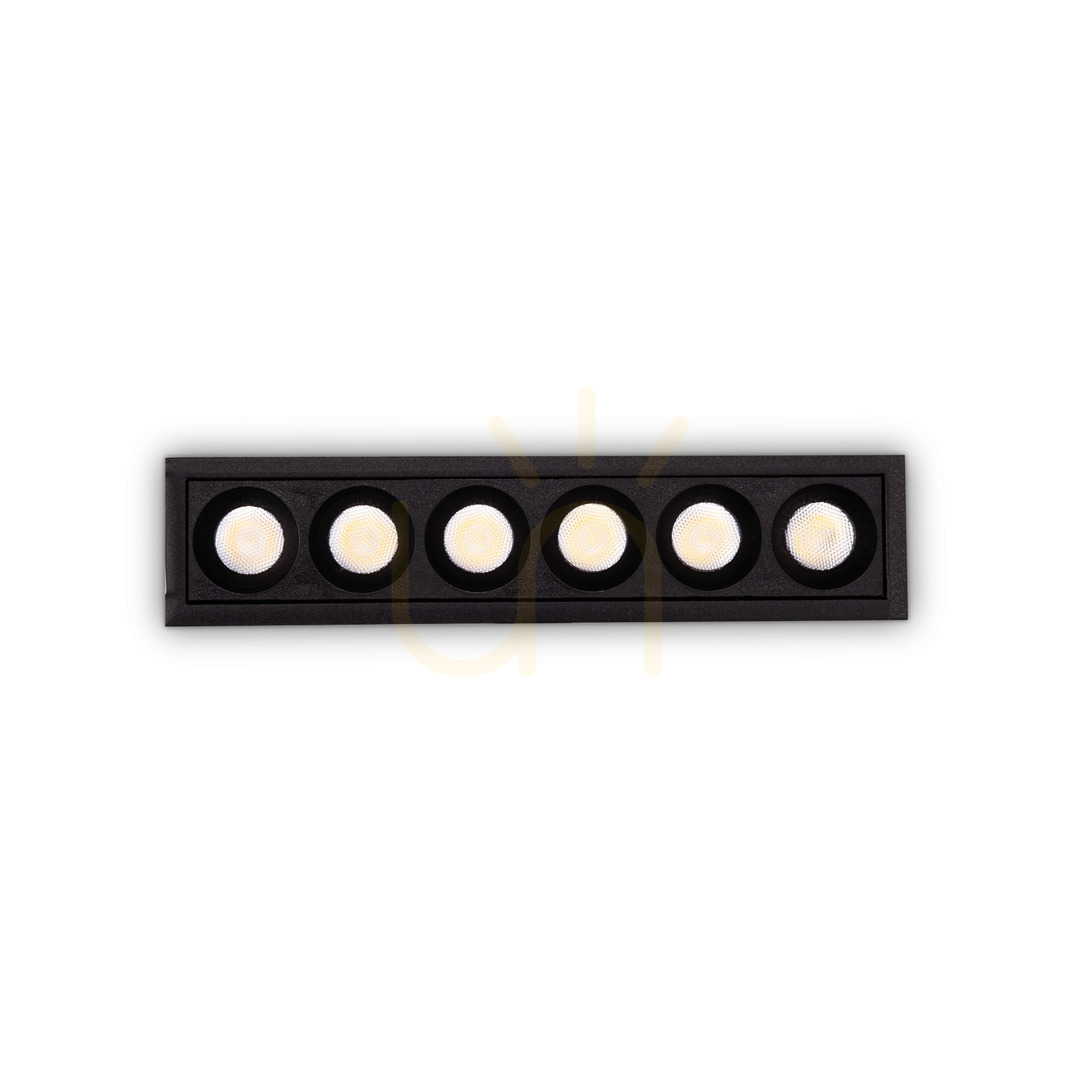 Recessed Luminaire Ideallux LIKA 305813 Black 10W LED 3000K 12.2 cm