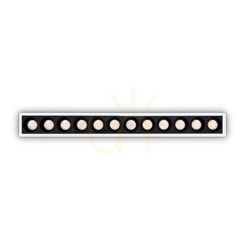 Check Recessed LED Downlight Ideallux LIKA 327518 White 20W 3000K 23.6cm