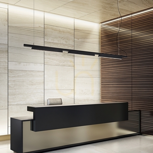 Check Lighting Rail Ideallux LINK Trimless Profile Black 200 cm 187983