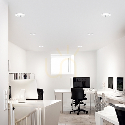 Check Recessed luminaire Ideallux OFF black LED 15W 3000K 11 cm 266558