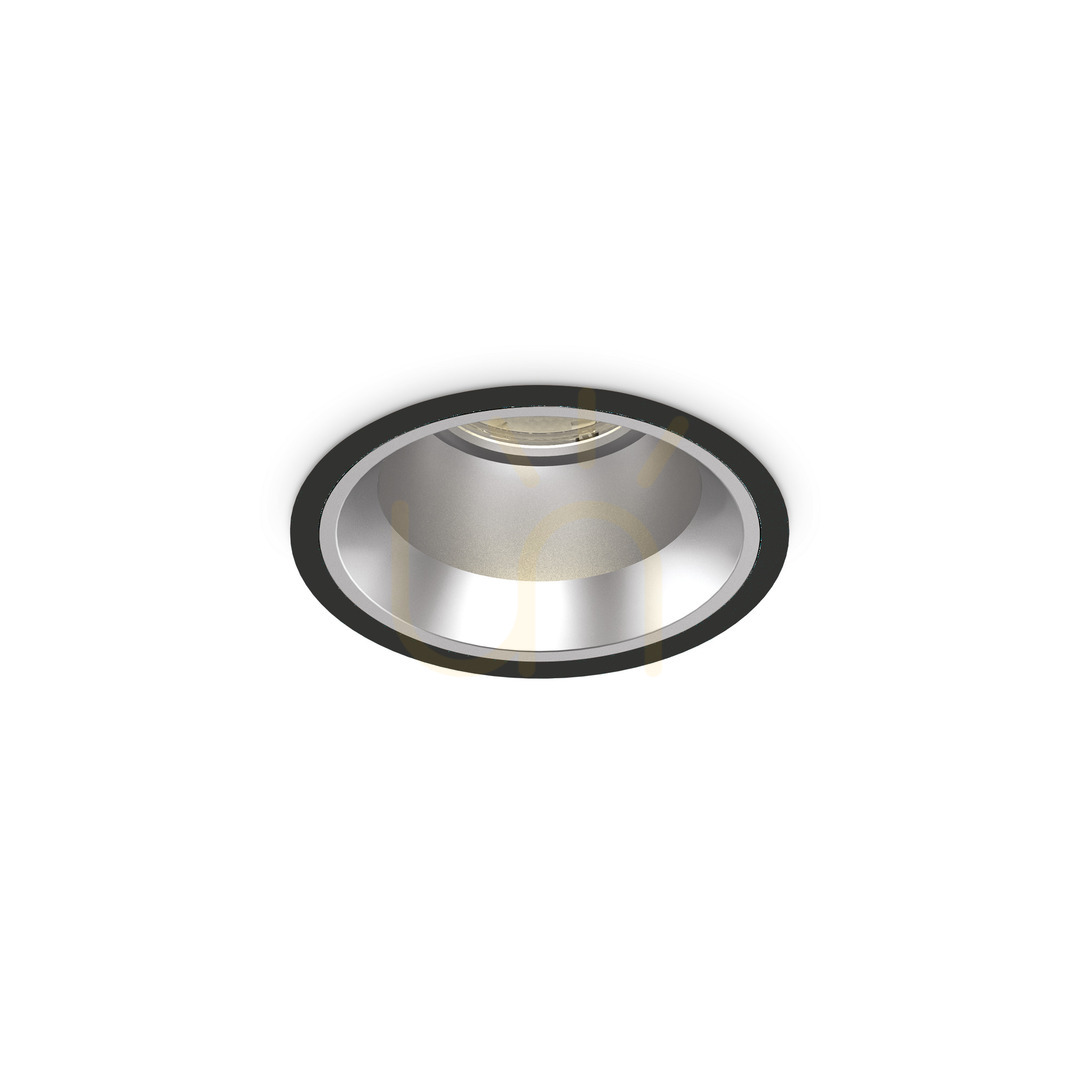 Recessed LED luminaire Ideallux OFF black 15W 4000K 11 cm 266565