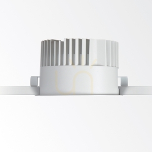 Recessed Luminaire Ideallux OFF 266572 Black 28W 3000K 16.2 cm small 5