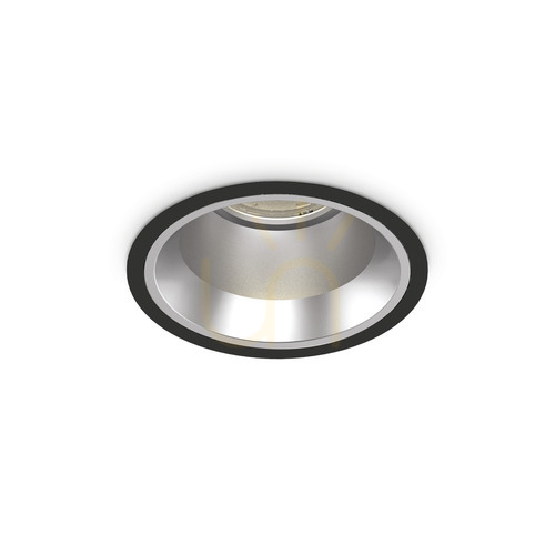 Check Recessed Luminaire Ideallux OFF 266572 Black 28W 3000K 16.2 cm