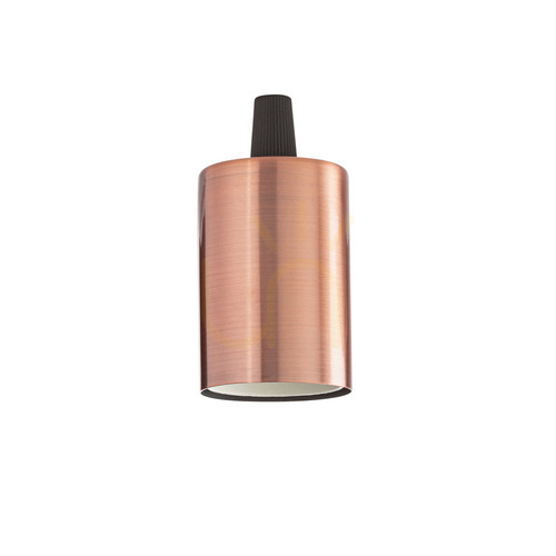 Check Lamp Holder Ideallux PORTALAM E27 Copper Polystyrene 249254