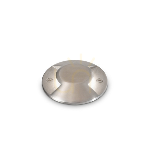 Check Recessed Luminaire Ideallux ROCKET 122021 Silver 4000K 3W Outdoor LED