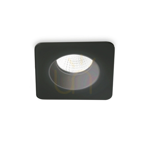 Check Recessed luminaire Ideallux ROOM-65 black 10 cm 7.5W 252056