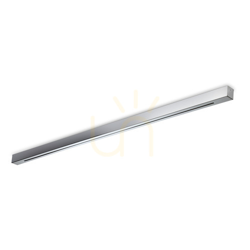 Check Ceiling Rose Ideallux Rosone Linear 6 Light Chrome 120 cm 304045