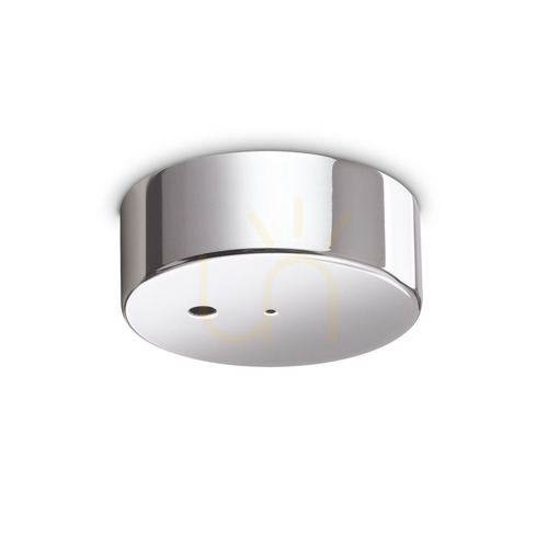 Check Magnetic Ceiling Rose Ideallux Rosone 1 Light Chrome 9 cm 328683