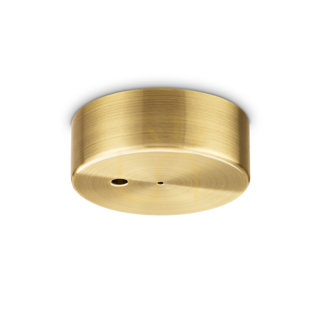 Ceiling Rose Ideallux Rosone Magnetic 1 Light Brass 9 cm 328690