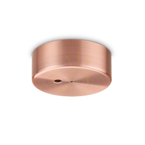 Check Magnetic Ceiling Rose Ideallux Rosone 328706 Copper Aluminum 9 cm