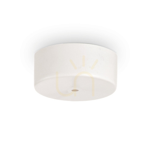 Check Magnetic Ceiling Rose Ideallux Rosone 1 Light White Metal 9 cm 244235
