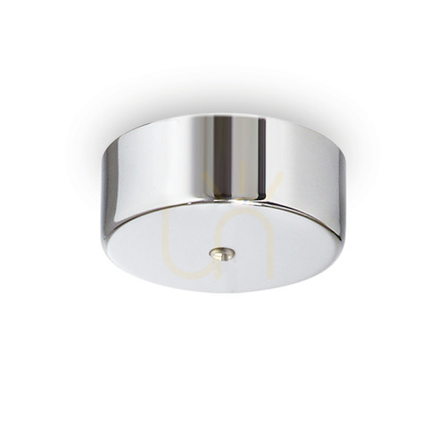 Check Ceiling Rose Ideallux Rosone Magnetico Chrome Metal 9 cm 244259