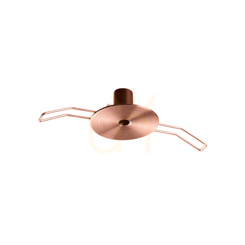 Check Ceiling Rose Ideallux Rosone Recessed Copper 11 cm 307138