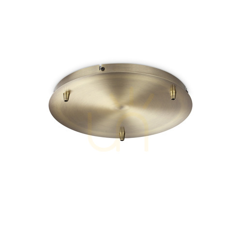 Check Ceiling Rose Ideallux ROSONE Standard 3 Light Brass 30 cm 285610