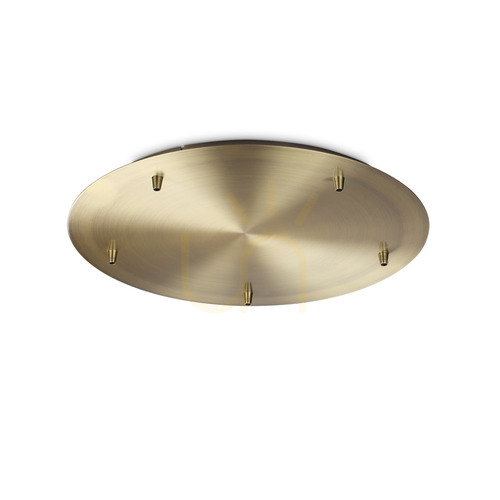 Check Ceiling Rose Ideallux Rosone 285665 Brass Metal 5-Light 46 cm