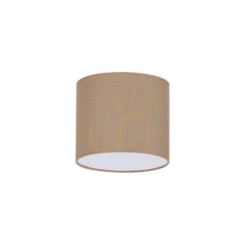 Check Lamp Shade Ideallux SET UP Cylinder Tortora Textile 16.5 cm 304601